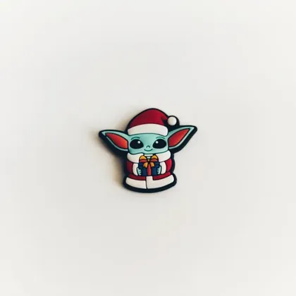Imán – Star Wars Baby Yoda Navideño